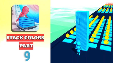 STACK COLORS Gameplay All Levels Walkthrough | Mobile Game Android,iOS | UPDATE PART 9