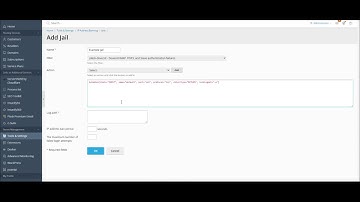 How to create jail in Fail2ban