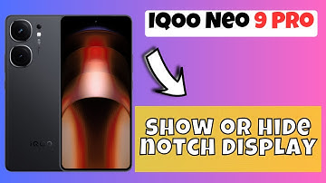 Show Or Hide Notch Display Cutout IQOO Neo 9 Pro || How to set show or hide notch display
