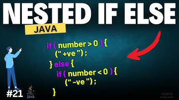 Nested If else statement in Java Explained with Example  | Chapter-21 | Java Tutorial For Beginners