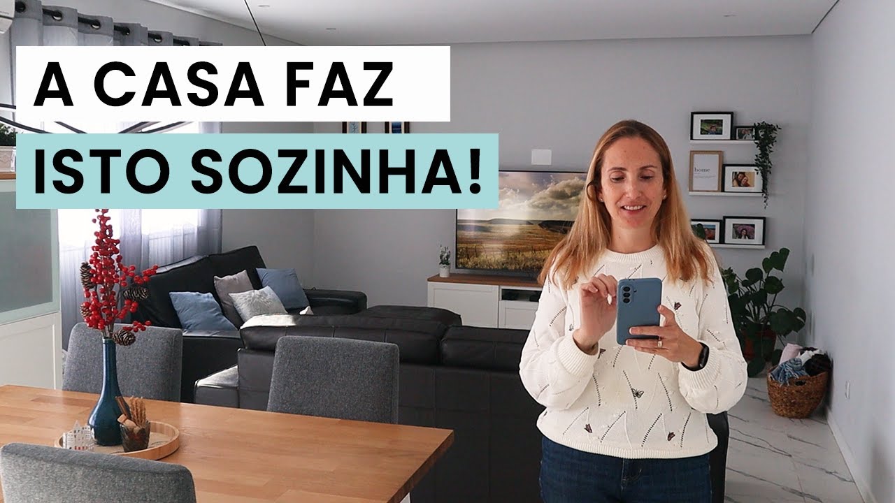 A minha casa quase funciona SOZINHA! - Tecnologia que facilita o dia-a-dia