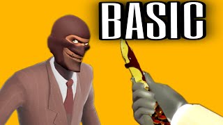 Basic Balisong Tricks - (The Spy) - Tutorial By SonicAmazingYT