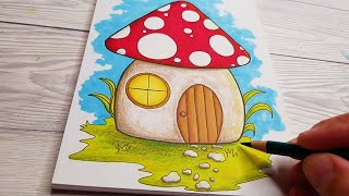 cum să pictezi un cui cu o ciupercă