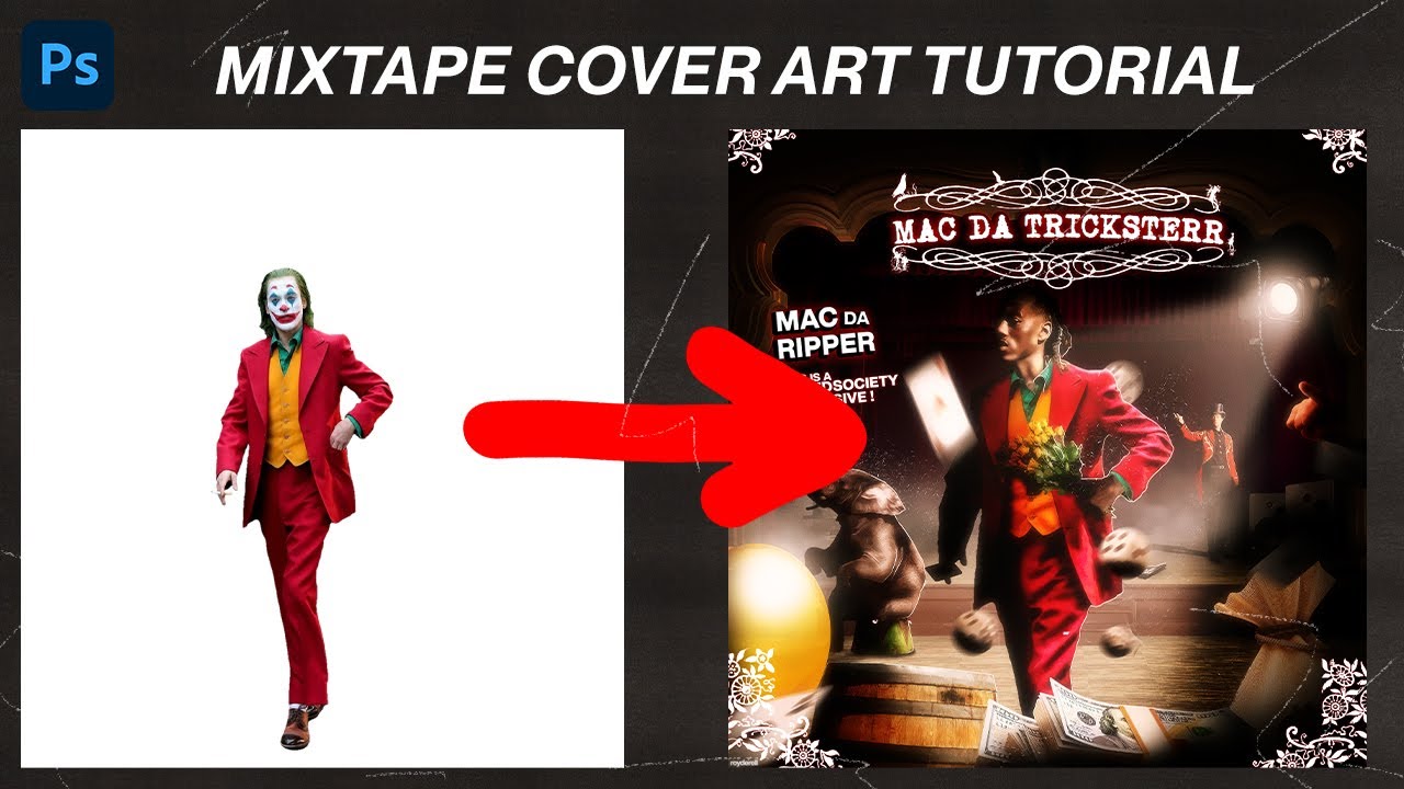 Adobe Photoshop Mixtape Cover Art Tutorial (Old Gucci Mane Style) PART 2