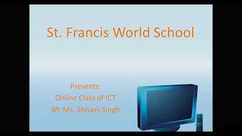 Class 8 Log on to MS Access