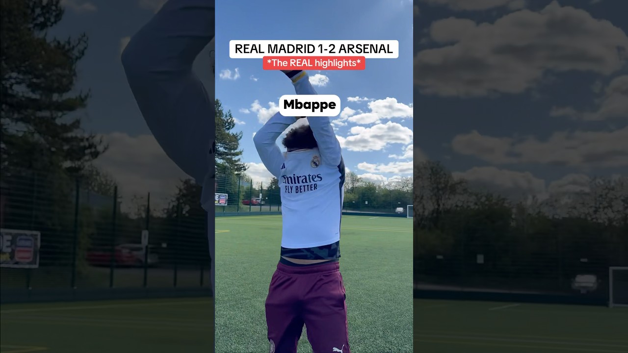 ARSENAL DESTORY REAL MADRID 😳🤣