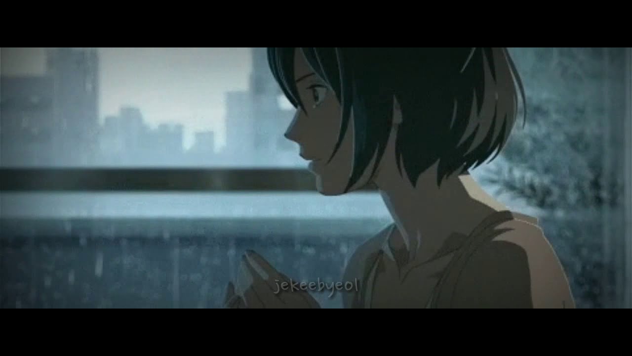 sungjae's hug me, but playing on the vhs/radio and it's raining outside