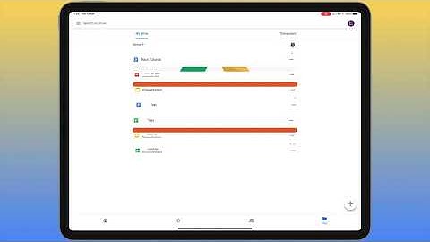 Google Drive for iPad Tutorial 2020