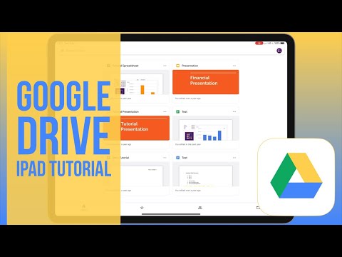 Google Drive for iPad Tutorial 2020