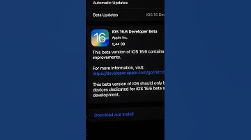 iOS 16.6 beta 1 Released #shorts