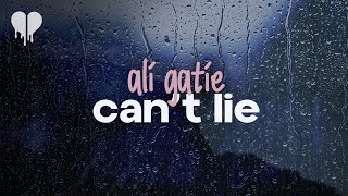 ali gatie - can't lie (lyrics)