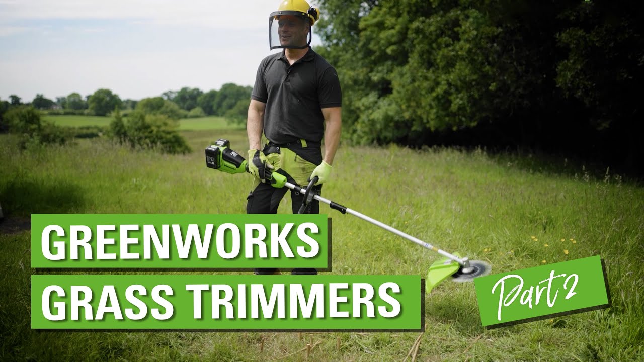 Greenworks Grass Trimmers Part 2 YouTube