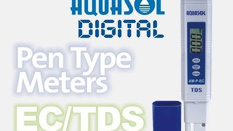 AQUASOL DIGITAL - How to use Pen Type EC/TDS Meter