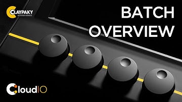 Claypaky CloudIO - Batch Overview