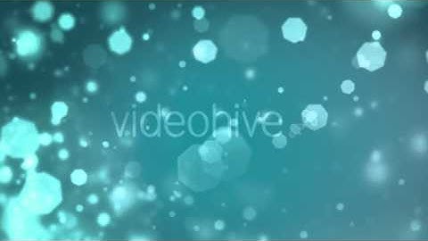 Particles Fullhd Looped 20S Cyan