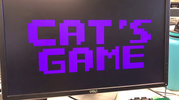 Tic-Tac-Toe Game with 8-bit Microprocessor