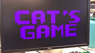 Tic-Tac-Toe Game with 8-bit Microprocessor