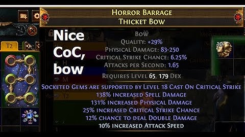 POE: 1 Minute Guide to Crafting a 10ex+ CoC Bow Using Essences (🟦difficult)