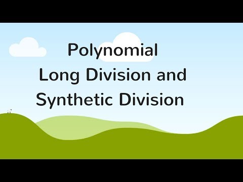 Synthetic Division -