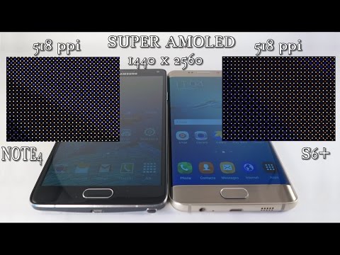 Samsung Galaxy S6 Edge Plus  Vs Samsung Galaxy Note 4 display quality