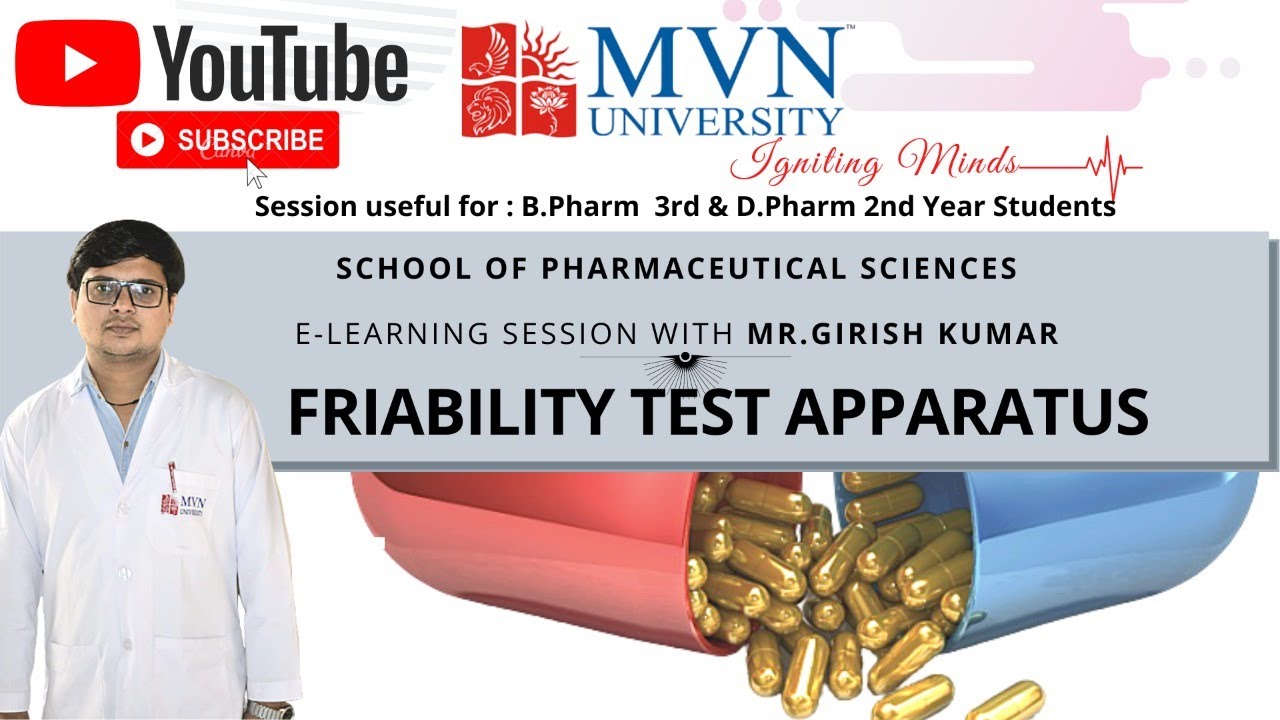 WORKING OF FRIABILITY TEST APPARATUS