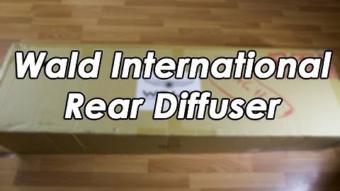 Unboxing: Wald International Diffuser for Lexus ISF