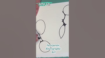 Comment below for link to lesson video #artlesson #neurographicart #artteacher #neurodoodledesign