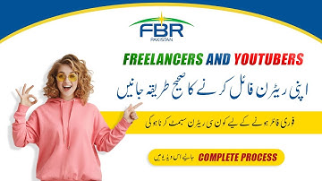 How Freelancers and YouTubers Can Easily File Their Tax Returns | Income tax Return 2024-2025