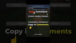 💣 Minecraft Nuke Command Part 47 | Insane TNT Explosion Command! 🤯🔥 #minecraft #gaming