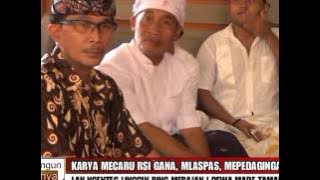 Balinese House Temple Ceremony at The Lesung Bali / Degung house