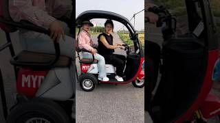 "New Style Electric Scooty | Adjustable Seat, Rain Wiper &amp; Huge Space!" #shortsreels