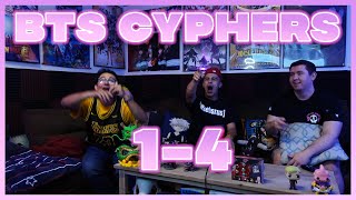 REACTING TO (KPOP) BTS CYPHERS 1-4 FOR THE FIRST TIME