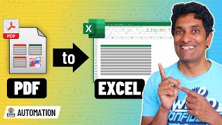 How to 'automatically' extract data from a messy PDF table to Excel
