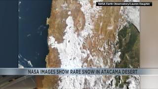 NASA images show rare snow in Atacama Desert @News4TucsonKVOA