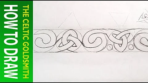 How to Draw Celtic Patterns 88 - Triskele & Double...