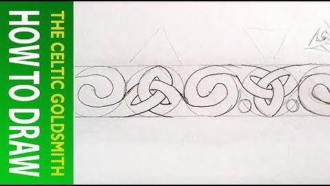 How to Draw Celtic Patterns 88 - Triskele & Double Spiral - Rodney