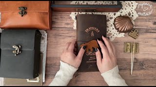 ASMR | 천천히 하나씩 다꾸하기 | Vintage Journal | Scrapbooking | no BGM | no talking | コラージュ日記