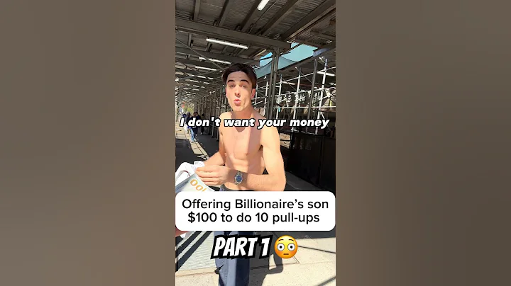Offering billionaire’s son $100 to do 10 pull-ups 😳 #nyc #workout #calisthenics #rich #abs