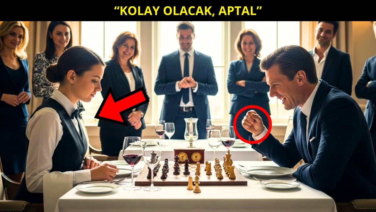 MİLYARDER, ONU KÜÇÜK DÜŞÜRMEK İÇİN GARSONA SATRANÇ TEKLİF ETTİ... AMA O BİR DAHİYDİ!