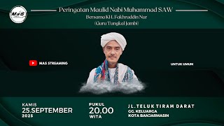 LIVE | Maulid Nabi Muhammad SAW Bersama KH Fakhruddin Nur | Jl. Teluk Tiram Gg. Keluarga Banjarmasin