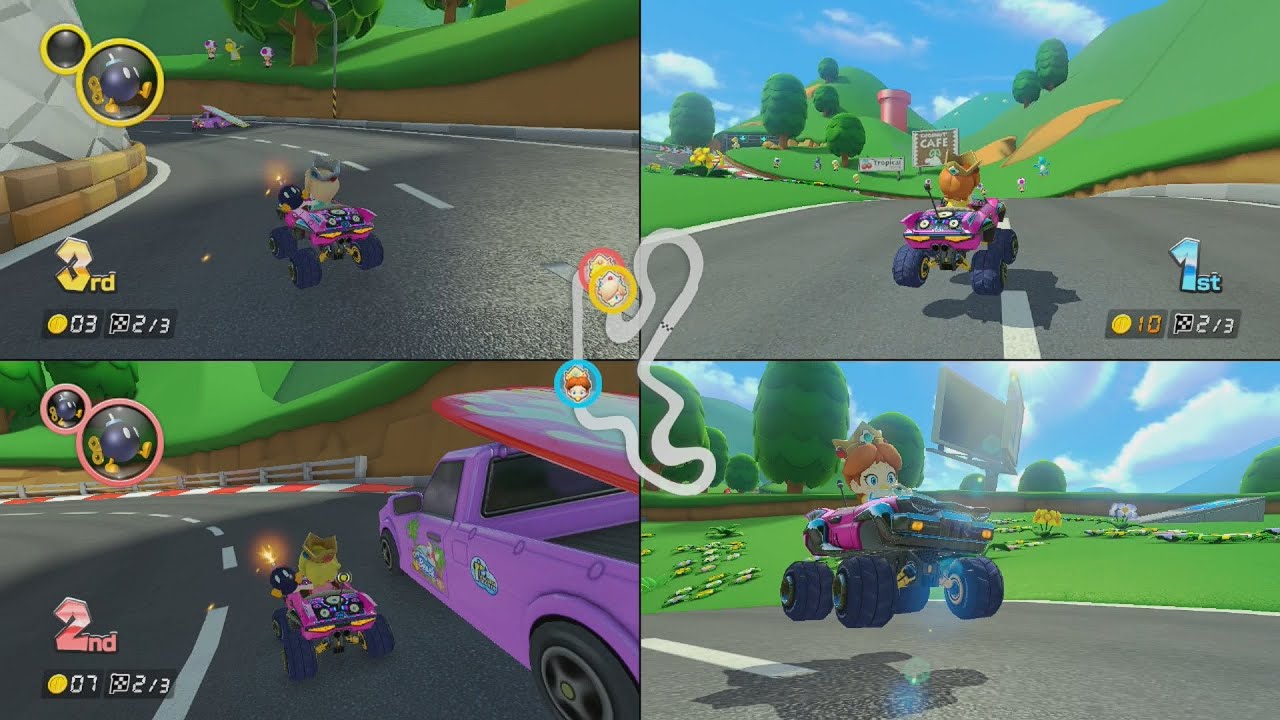 Golden Dash & Lucky Cat Cup [VS Race (3 Players)] - Mario Kart 8 Deluxe (NSW)