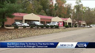 Bus drivers vote to strike in North Hills School District