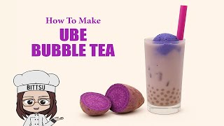 How to Make Ube Bubble Tea (Purple Yam Boba) at Home | Easy Filipino Dessert Drink Recipe