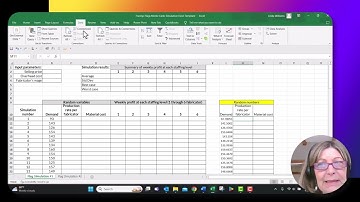 BUS227 Monte Carlo Simulation Help