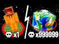 MINECRAFT MA OGNI MORTE = GRANDEZZA DEL MONDO