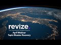 Revize April Webinar: Disaster Recovery- Protecting Your Local Government