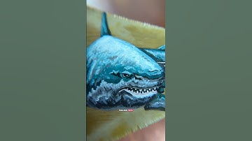 What does a paleontologist have in his collection? A fossil and a work of art!  #fossils