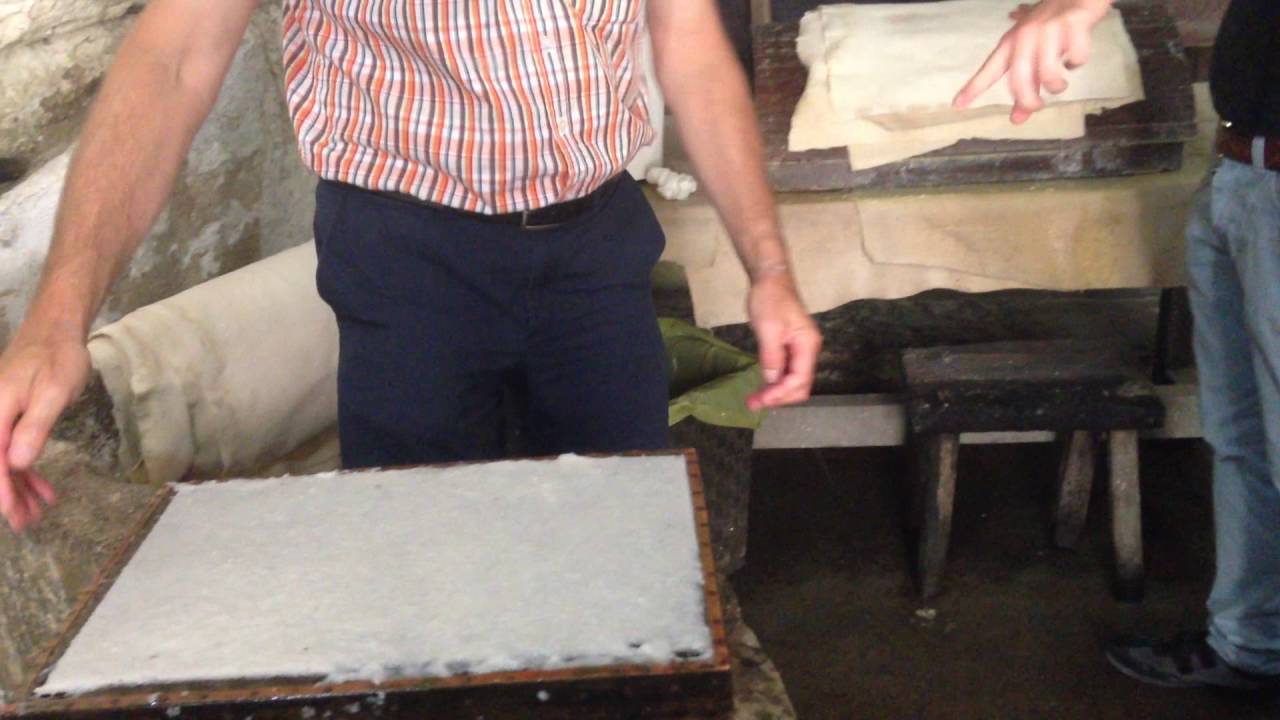 Making Paper by Hand in Amalfi, Italy YouTube