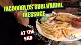 MCDONALDS SUBLIMINAL MESSAGE AT THE END! Sherpa| crocheting | rainy the cat. 11-13-19