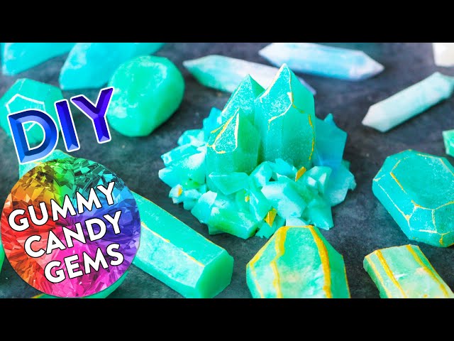 DIY Beautiful Gummy Candy Crystals! (Kohakutou Gems) 